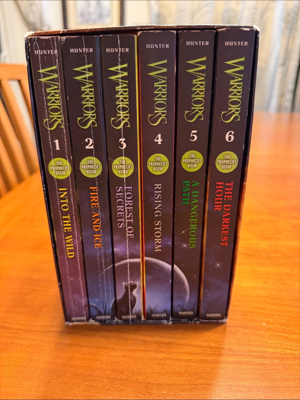 Warriors: the prophecies begin box set, six books